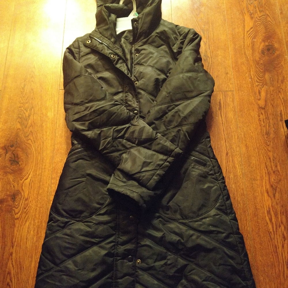 H&M hooded coat